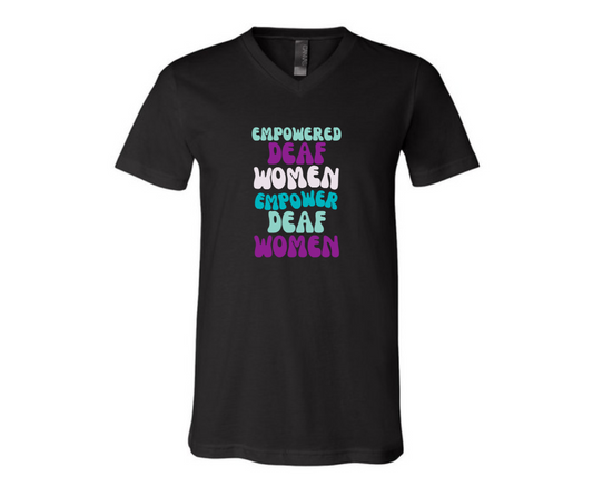 DWU - Empowered Deaf Women (V Neck)